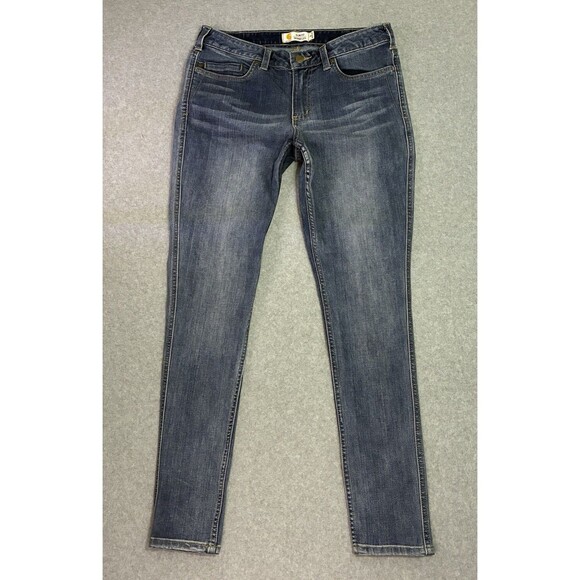 Carhartt Women’s Jeans Size 8 Regular Slim Fit Skinny Leg Blue Denim Work Casual - Picture 1 of 7